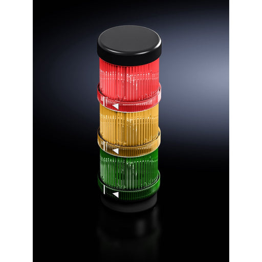 Rittal - Signalsäule, Komplettgerät Signalsäule 3-fach LED SG 2372.101 für Rohr − 1 Stück