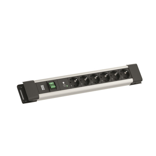 Bachmann - Mehrfachsteckdose Steckdosenleiste BM005925 6xCEE7/3 1xSPD-Plus