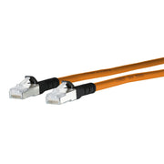 Metz Connect - Patchkabel Kupfer Patchkabel S/FTP 1308450501-E orsw 0,5m Cat.6A − 10 Stück