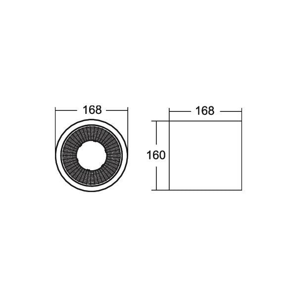 Brumberg Leuchten - Decken-/Wandleuchte LED-Anbaudownlight 43613165DA 3500K