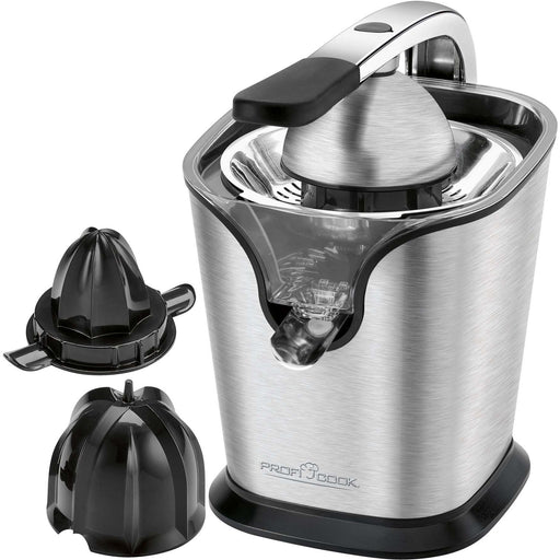 PROFICOOK - Saftpresse/Entsafter Zitruspresse PC-ZP1154 eds/sw Edelstahl-schwarz − 2 Stück