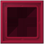 Jung - Abdeckrahmen Rahmen 1-fach LC 981 229 rouge carmin