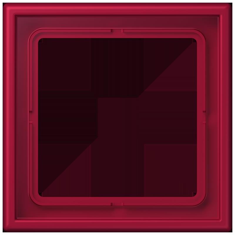 Jung - Abdeckrahmen Rahmen 1-fach LC 981 229 rouge carmin