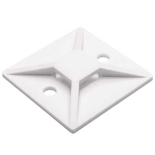 HellermannTyton - Befestigungssockel und -element für Kabelbinder Befestigungssockel MB5 PA66 WH 100 37.7mm − 100 Stück