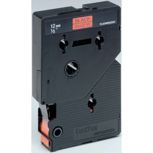 Brother - Schriftband Schriftbandkassette TC-B01 BF.orange/DF.schwarz
