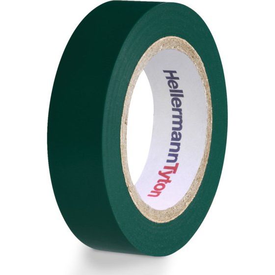 HellermannTyton - Klebeband PVC Isolierband Flex 15-GN15x10m grün