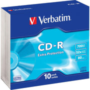 Verbatim - Speichermedium digital CD-R 80Min/700MB/52x 43415 (VE10) Slimcase (10 Disc)