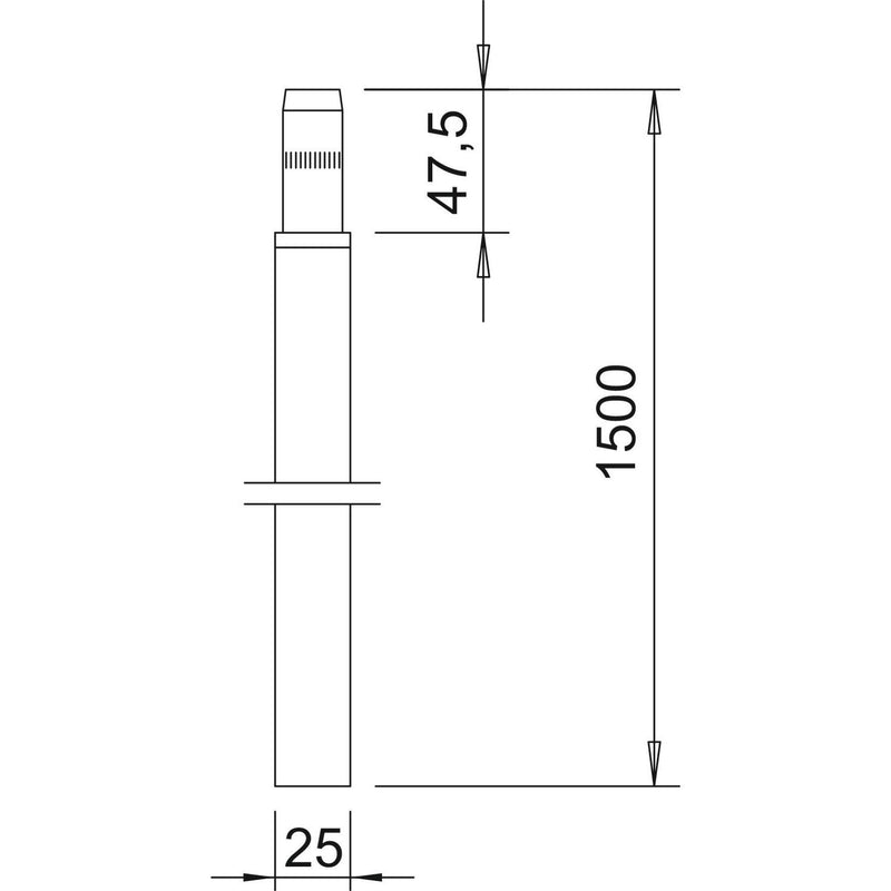 OBO Bettermann - Staberder/Tiefenerder LightEarth Tiefenerder LE ERDER FT 1,5m, St, FT − 5 Stück