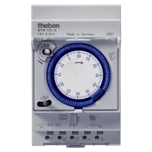 Theben - Verteilerschaltuhr analog Schaltuhr SYN 151 h