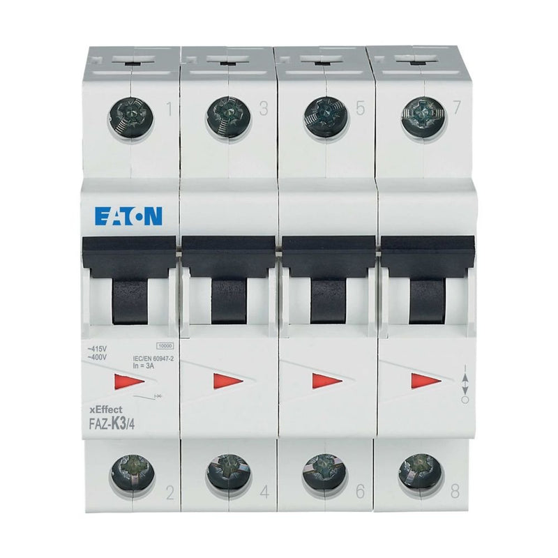 Eaton - Leitungsschutzschalter FAZ-K3/4 3A Charakt.: K
