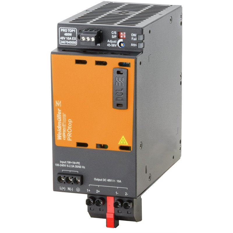 Weidmüller - Gleichstromversorgung PROTOP1480W48V10AEX 480W