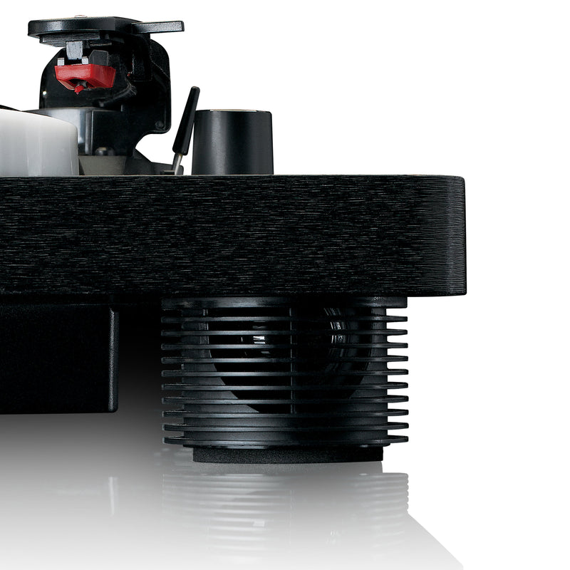 LENCO - Schallplattenspieler LED Plattenspieler LS-50LEDBK Black integr.Lautspr
