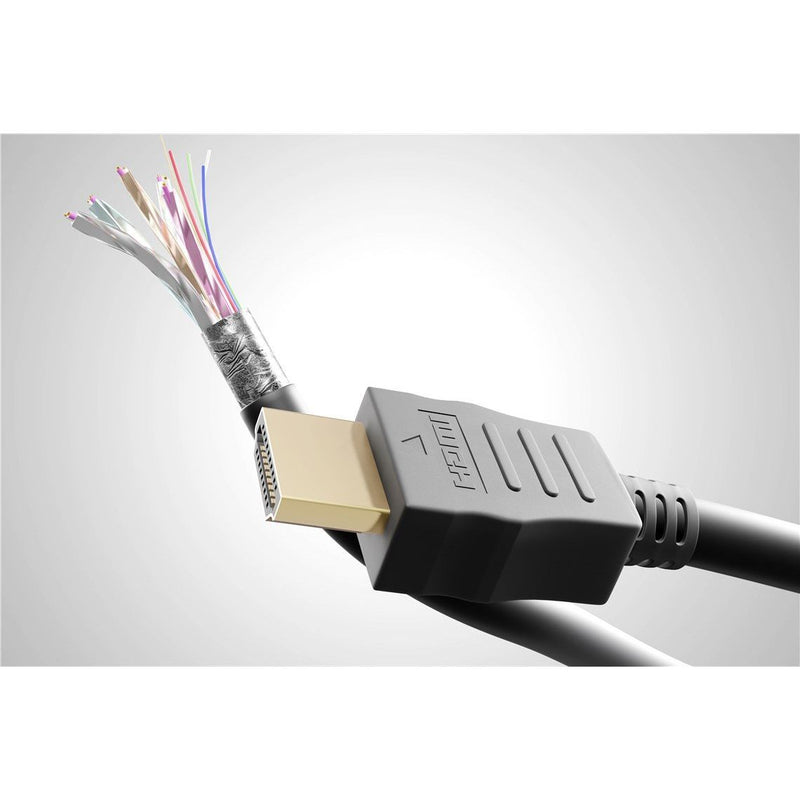 Goobay - Konfektioniertes A/V-Kabel HDMI Kabel HighSpeed 61305 15m,sw
