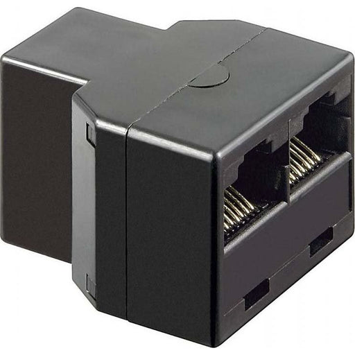 Goobay - Kommunikationstechnik-Adapter ISDN T-Adapter 50594 sw,Bu/Bu − 10 Stück