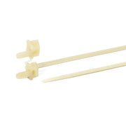 HellermannTyton - Befestigungssockel und -element für Kabelbinder Keilsockel TY5K4 PA66HS NA 100 14x22mm − 100 Stück