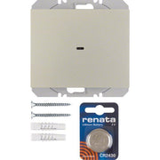 Berker - Bussystem-Hand-/Wandsender KNX-Funk Wandsender 1fach 85655273 edelstahl lackiert
