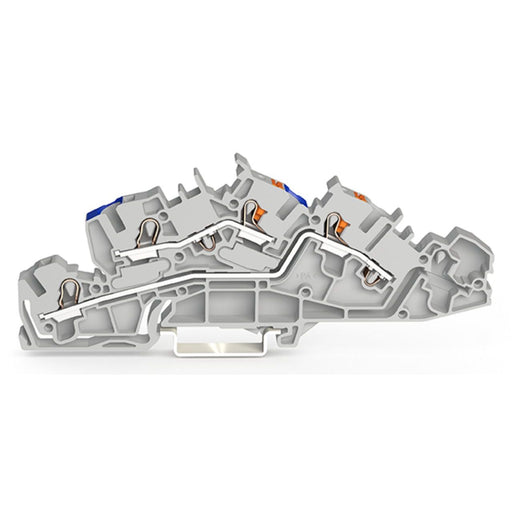 WAGO - Installations-Etagenklemme Installationsetagenklemme 2205-7549 4 mm² Hybrid − 50 Stück