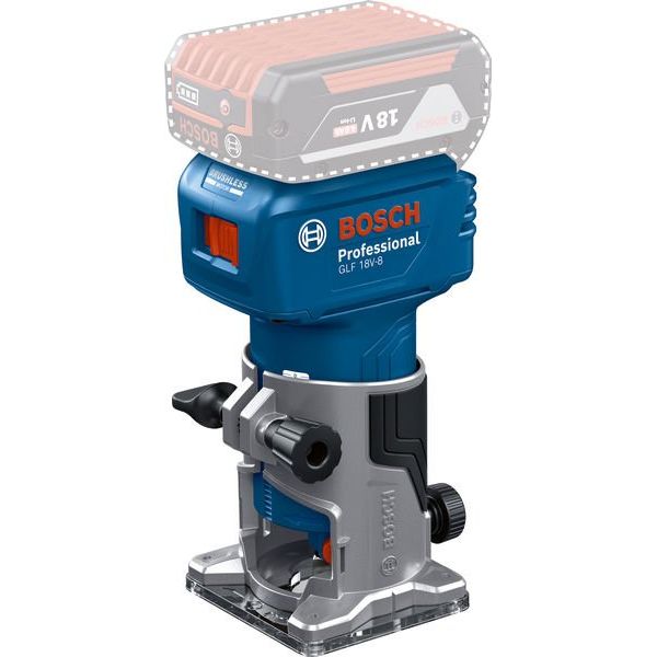 Bosch - Kantenfräse (Akku) Akku-Laminatfräse 06016C6001 GLF 18V-8