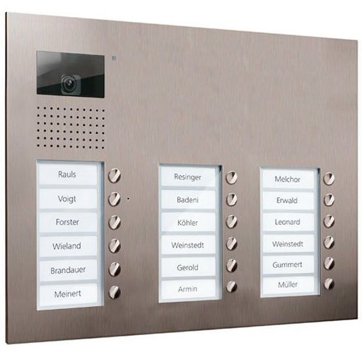 TCS Tür Control - Türstation für Türkommunikation Video color Außenstation V AVU16180-0030 PUK 18 Tasten 3-spal − 1 Stück