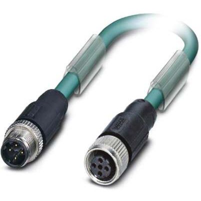 Phoenix Contact - Patchkabel Kupfer Industrie Bussystem-Kabel SAC-4P-M12MS#1569524 − 50 Stück
