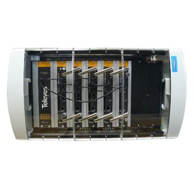 Televes - Kompakt-Kopfstelle T0X-Kopfstation 10 Transp. UNI10-T DVB-S2 in QAM