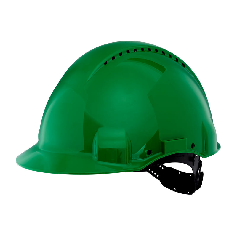 3M - Schutzhelm G3000 UV G30CUG grün, belüftet − 20 Stück