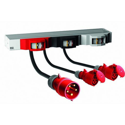 Bachmann - Power distribution unit (PDU) Fusebox 19Zoll 800.0120 32A auf 2x16A 400V