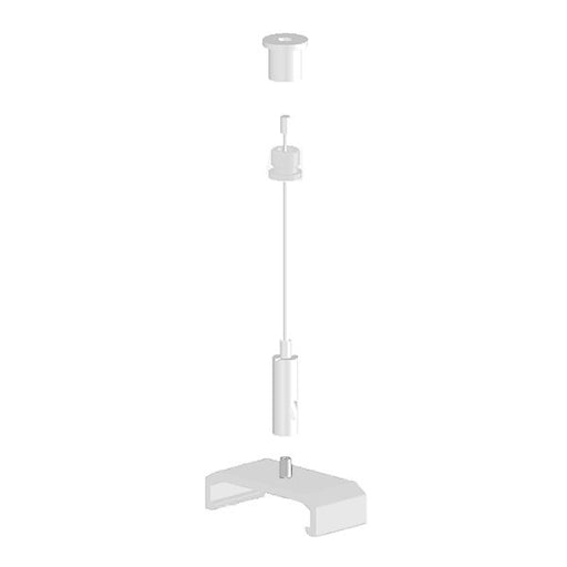 LTS Licht&Leuchten - Mechanisches Zubehör/Ersatzteile für Leuchten Drahtseilabhängung 5m LK-Z 060.104.05 ws