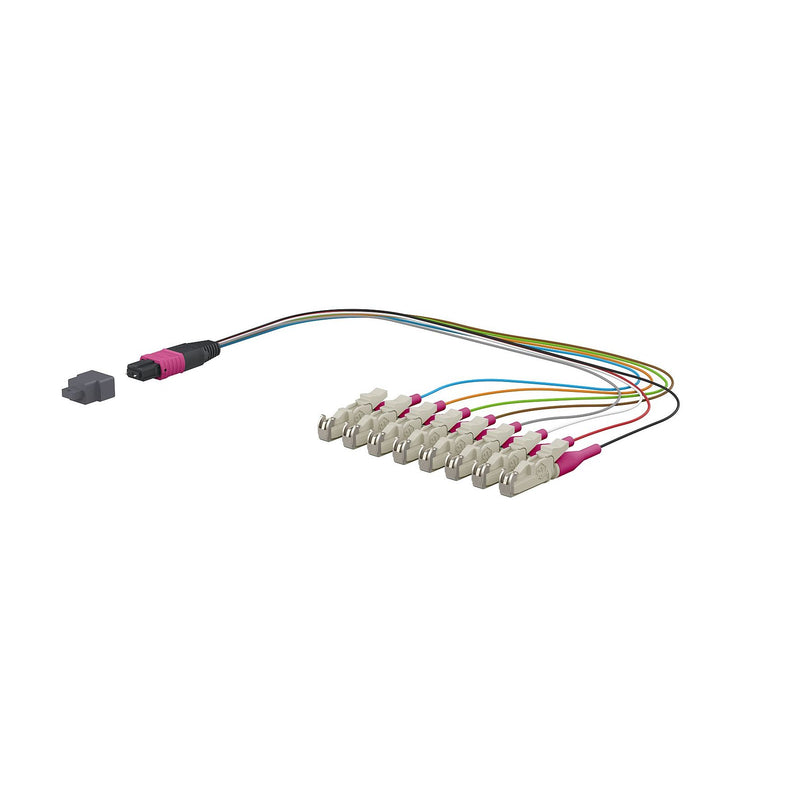 Metz Connect - LWL-Pigtail OpDAT Ader-Fanout MTP-M 151S48MMO003A 8x E2000-S OM4 0,3m