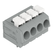 WAGO - Leiterplattenklemme 804-115 Drücker,2,5 mm²,grau − 15 Stück