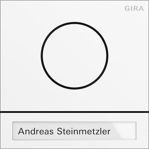 Gira - Funktionsmodul für Türkommunikation Türstationsmodul 5565902 Verkehrsweiß (lack.)