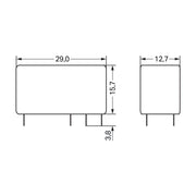 WAGO - Schaltrelais Elementarrelais 788-155 DC 24 V,1 Wechsler − 20 Stück