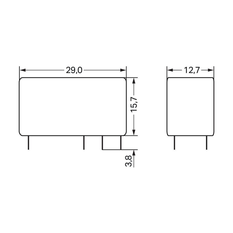 WAGO - Schaltrelais Elementarrelais 788-155 DC 24 V,1 Wechsler − 20 Stück