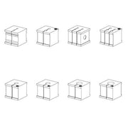 Telegärtner - Kabelverschraubung Dichteinsatz 100001315 für M25, 2x d 2 mm