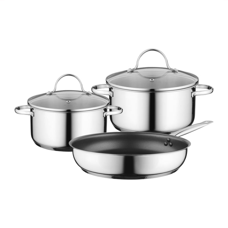 Constructa-Neff - Kochtopf Topf-Set Induktion Z943SE0 2Töpfe+1Pfanne