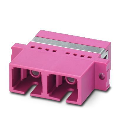 Phoenix Contact - Modularer Steckverbinder LWL-Kupplung 1208085 IP20 2-polig − 6 Stück