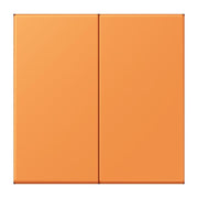 Jung - Abdeckung/Bedienelement für Installationsschalterprogramme Wippe für Taster 2fach LC 102 225 orange clair
