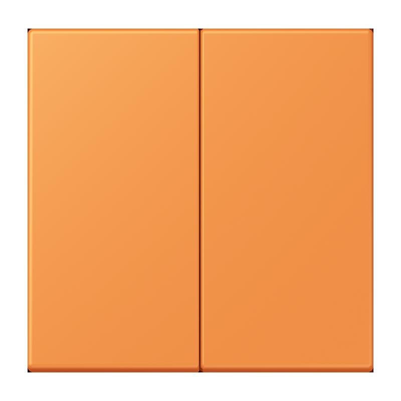 Jung - Abdeckung/Bedienelement für Installationsschalterprogramme Wippe für Taster 2fach LC 102 225 orange clair