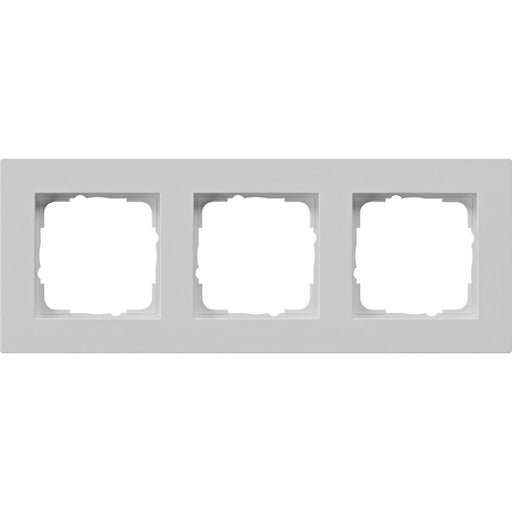 Gira - Abdeckrahmen 3-f. 0213375 flach, grau
