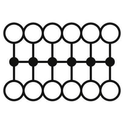 Phoenix Contact - Durchgangs-Reihenklemme Verteilerblock PTFIX 12X2,5#3273158 − 8 Stück