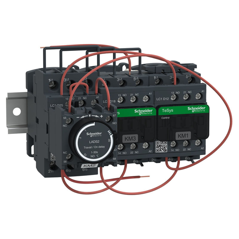 Schneider Electric - Schützkombination S-D-Schützkombination LC3D180AB7 18,5kW, 24V50/60Hz