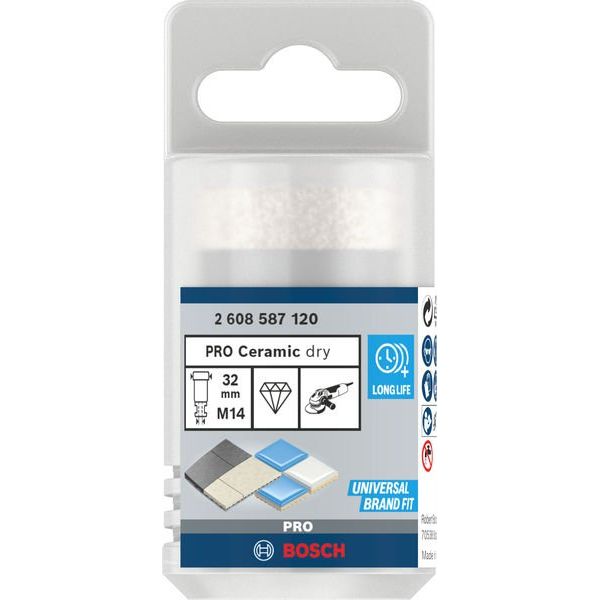 Bosch - Bohrer PRO Ceramic dry 2608587120 Trockenbohrkrone 32
