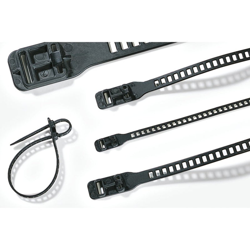 HellermannTyton - Kabelbinder SRT58028-TPU-BK 28,0x580 schwarz − 10 Stück