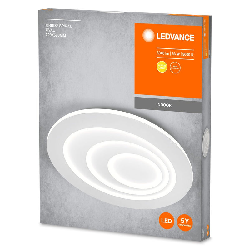 Ledvance - Decken-/Wandleuchte LED-Deckenleuchte Orbis #4099854093531 3000K, weiß