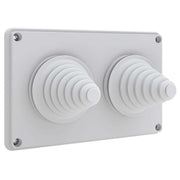 ABN - Einführungsflansch für Kleingehäuse/Schaltschrank Kabelstutzen NKT26N6 2x73mm