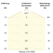 EVN Lichttechnik - Decken-/Wandleuchte LED-Anbauleuchte H40300125 IP54