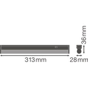 Ledvance - Lichtleiste LED-Lichtleiste m.Schalter LNCOMPSWITCH3004W 4K 4000K
