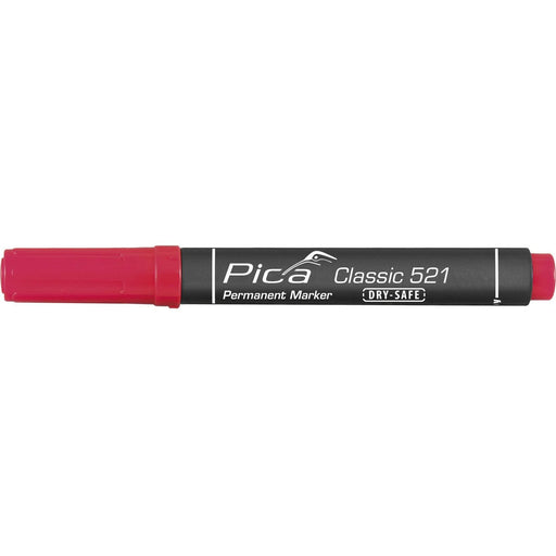 Pica-Marker - Markierungsstift Permanent Marker 521/40 rot, 2-6mm