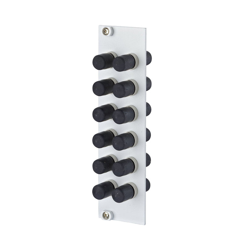 Metz Connect - Patchpanel LWL OpDAT REGpro Frontplatte 15024A3112-E 3HE 12xST MM Ph-Br